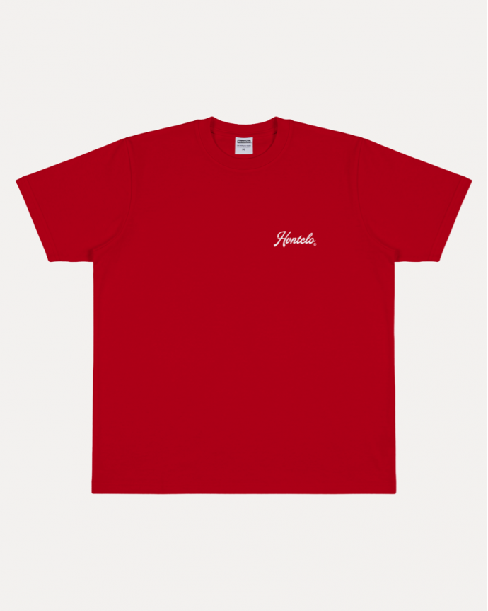 RED STREETS BUILD STRONG IDENTITIES TEE