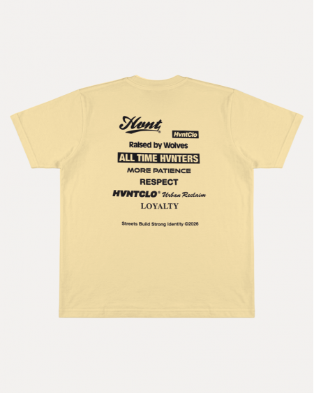 YELLOW ALL LOGOS TEE