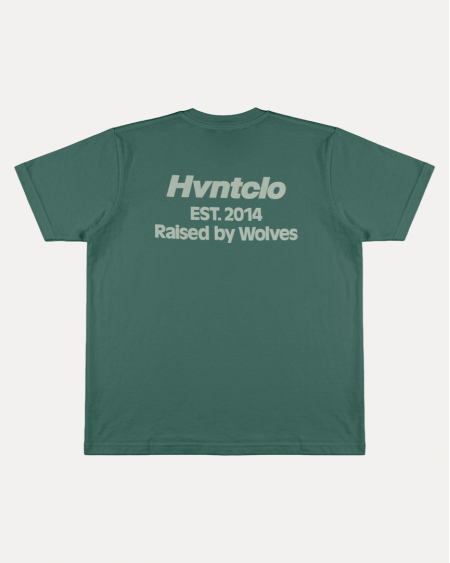 KHAKI RAISED BY WOLVES TEE