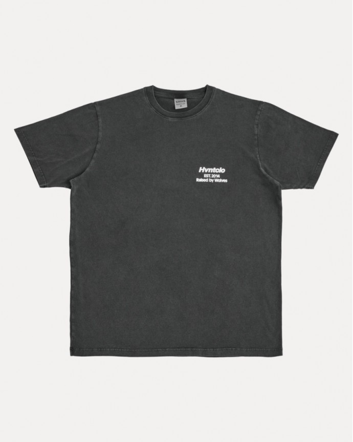 DYED GREY RAISED BY WOLVES TEE