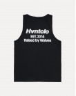 BLACK RAISED BY WOLVES TANK-TOP