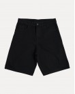 BLACK WASHED CLASSIC DENIM SHORT
