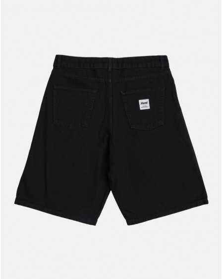 BLACK WASHED CLASSIC DENIM SHORT