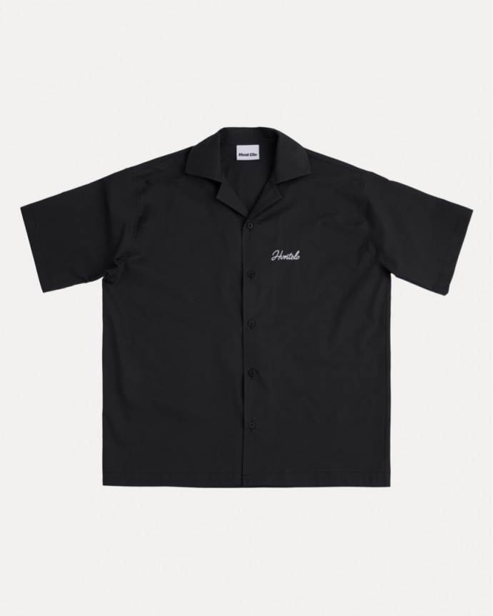 DARK GREY CALLIGRAPHY SHIRT