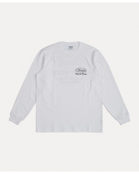 WHITE TRUST THE PROCESS LONGSLEEVE