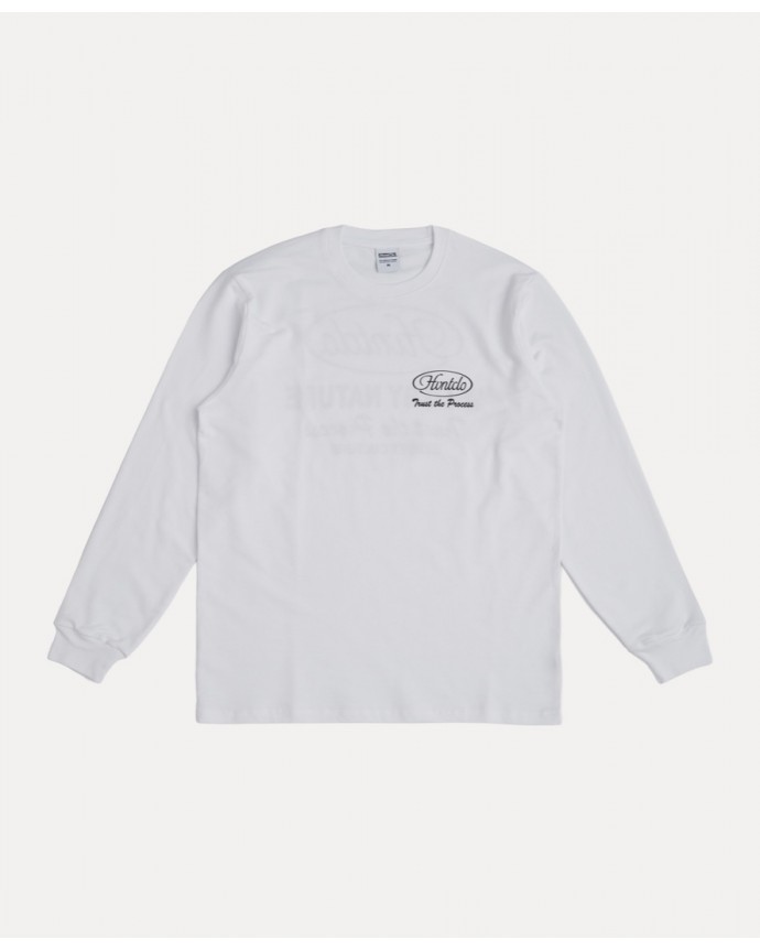 WHITE TRUST THE PROCESS LONGSLEEVE
