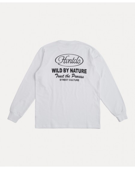 WHITE TRUST THE PROCESS LONGSLEEVE