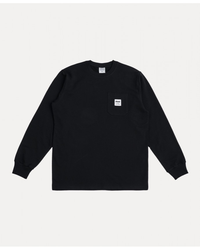 BLACK CLASSIC LABEL LONGSLEEVE