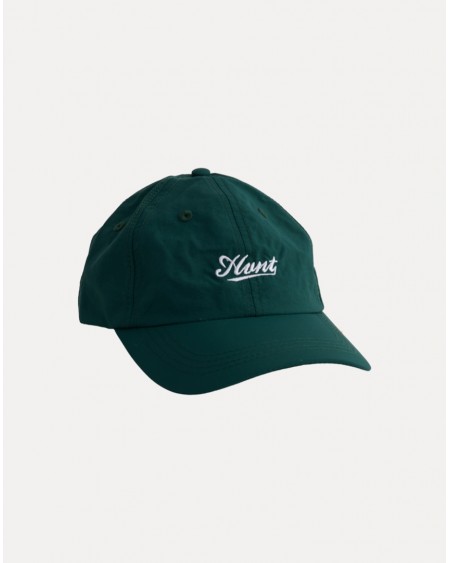 DARK GREEN BASEBALL NYLON DAD-HAT