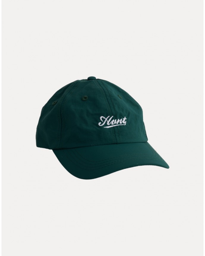 DARK GREEN BASEBALL NYLON DAD-HAT