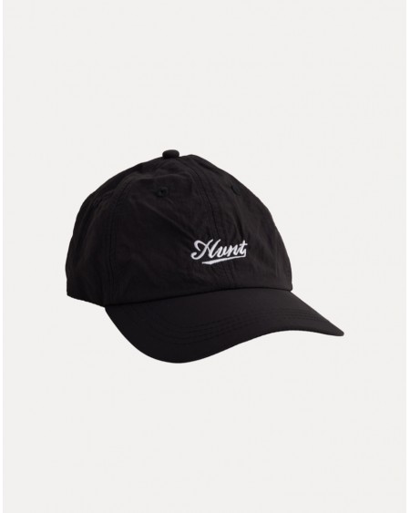 BLACK BASEBALL NYLON DAD-HAT